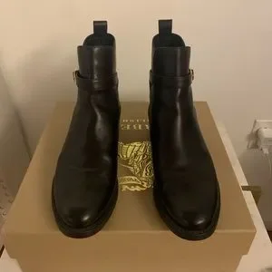 Burberry Shoes Pryle Equestrian Check Ankle Booties Poshmark